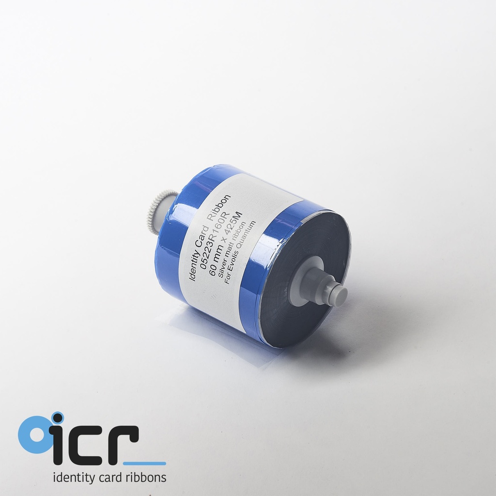 ICR / Evolis Silver matt, 60mm x 425M