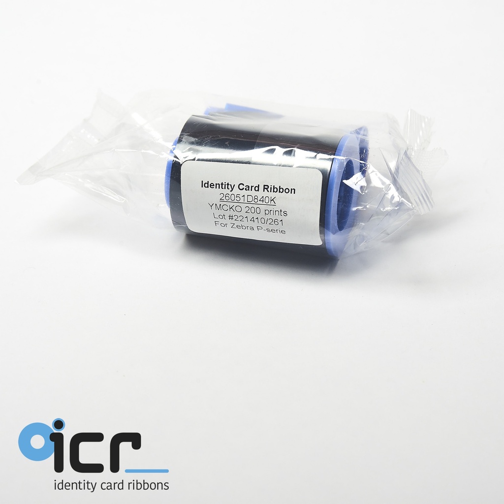 ICR / Zebra YMCKO, P-serie, 200 pr.