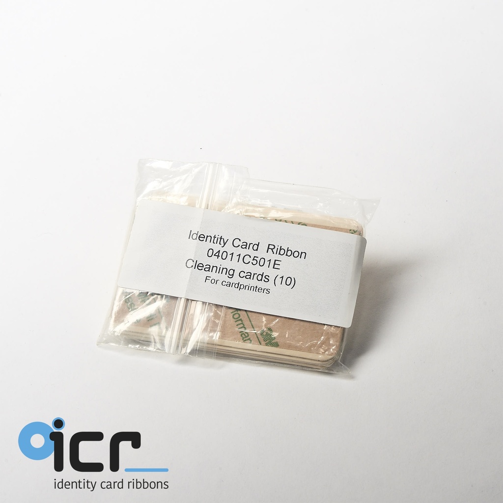 ICR / Datacard Cleaning cards, for roller, 10 pcs