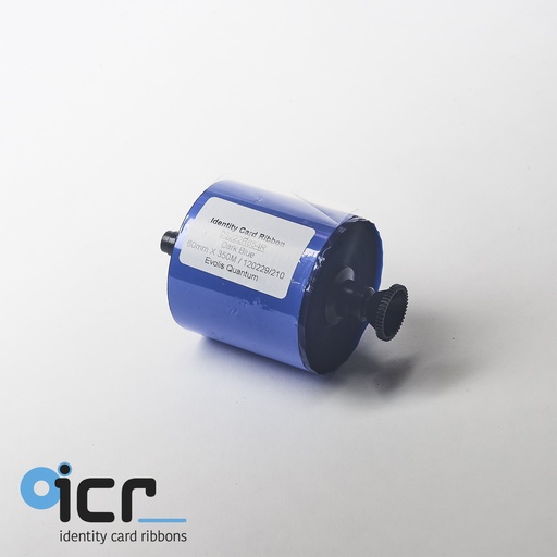 [05222R654R] ICR / Evolis Dark Blue, 60mm x 350M