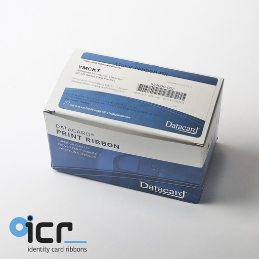 [534000-002] Datacard SD/SP-serie, YMCK-T, 250 pr.