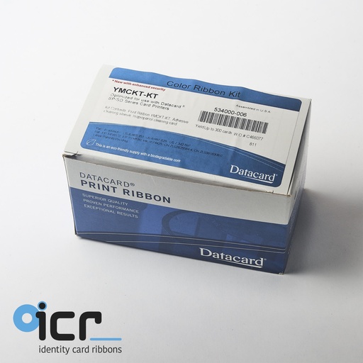 [534000-006] Datacard SD/SP-serie, YMCKT, 500 pr.