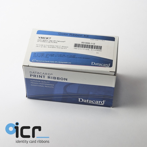 [534000-112] Datacard SP-25, YMCK-T ribbon, 125 pr.